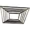 Ekena Millwork Raven Architectural Grade PVC Pierced Ceiling Medallion, Antiqued Warm Silver, 30"OD x 11"ID x 1"P CMPP30X30RAAWS - alternate 2